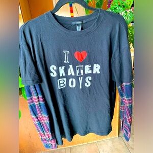 I ❤️ Skater Boys tee